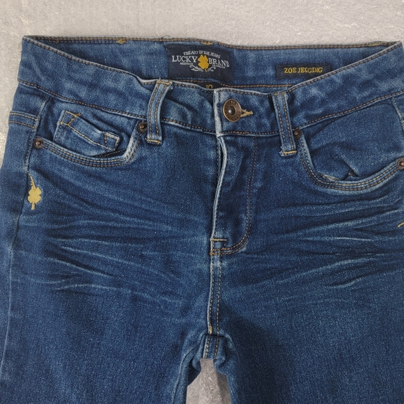 Lucky Brand Girls Blue Jeans Zoe Jegging Jean Leggings Size 10 - Picture 6 of 9